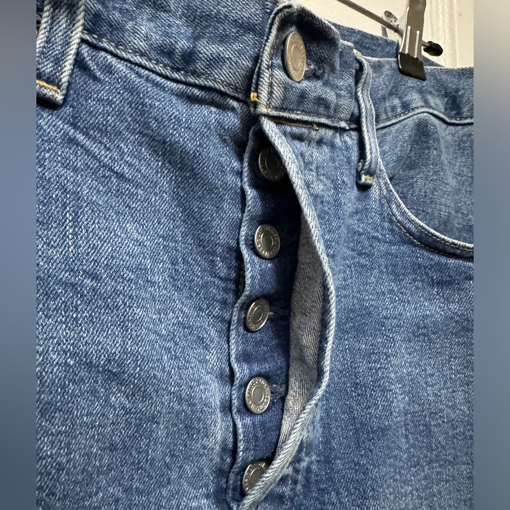 Levi's Original 501 Made and Crafted Black Label Blue High Rise Unisex